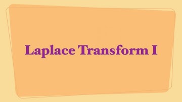 Laplace Transform I- Ravi Gupta