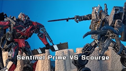 Transformers Stop Motion - Sentinel Prime VS Scourge