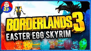 Skyrim Easter Egg no Borderlands 3