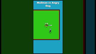 Mailman vs Angry Dog #simulation #battle