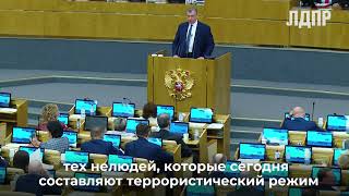 Лидер ЛДПР Леонид Слуцкий призвал признать киевский режим террористическим