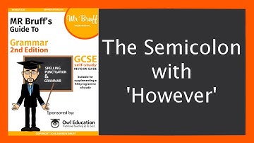 The Semicolon with However