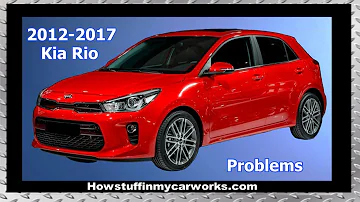 What are the most common problems with the Kia Rio?