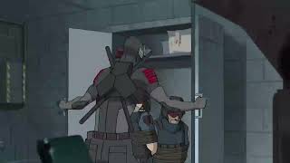 2 Guard tied and gagged in a closet