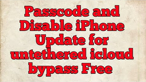 How to update Passcode and Disable iPhone for icloud bypass Free Untethered iCloud Bypass sim Window