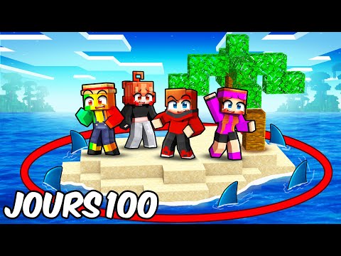 J'ai CRÉÉ une Île DÉSERTE RESERVÉE à mes Amis sur Minecraft !