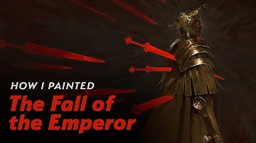 How I painted - The Fall of the Emperor - Time Lapse
