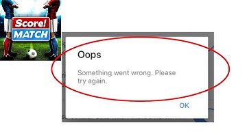 Fix Score Match App Oops Something Went Wrong Error | Fix Score Match something went wrong error