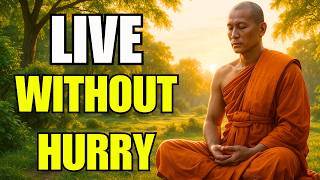 The Illusion of Urgency – BUDDHIST Wisdom to Stop Rushing