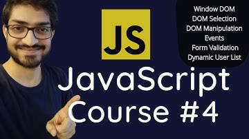 JavaScript Tutorial For Beginners [Course] | Part 4