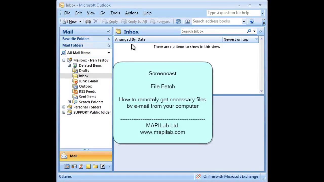 How to request files by email in Outlook automatically - YouTube