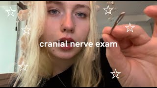 lofi asmr! [subtitled] cranial nerve exam!