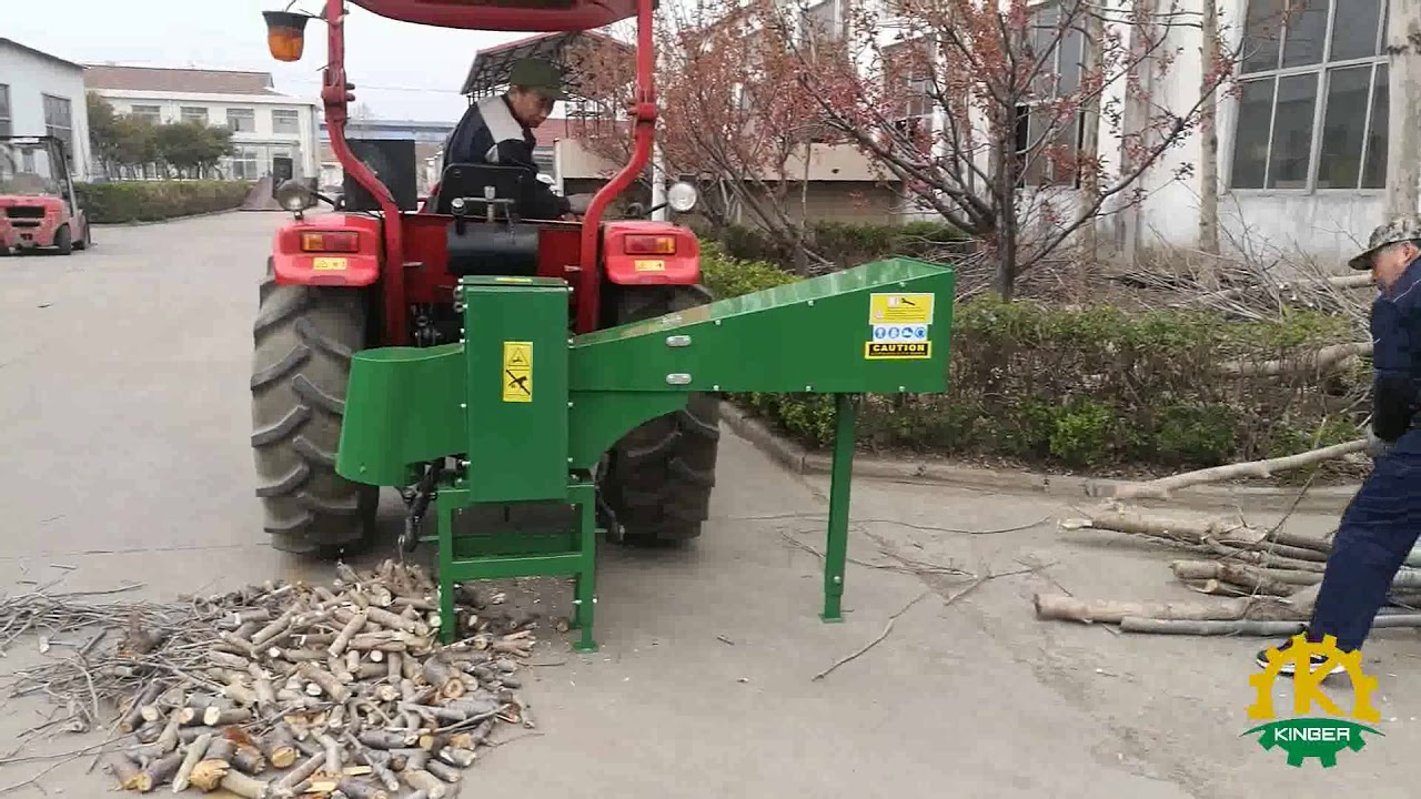 Tractor PTO driven Wood Cutter Firewood Processor YouTube