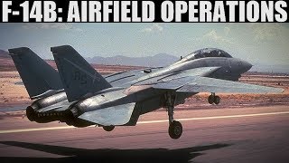 F-14B Tomcat: Airfield Taxi, Takeoff & VFR Landing Tutorial | DCS WORLD