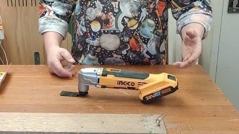 Tool in Focus - Ingco 20V Multi-Tool #woodwork #woodworking #woodworker #toolreview