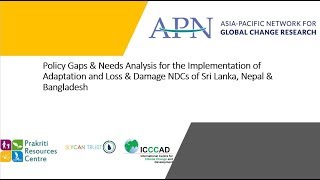 Webinar: "Implementation of Nationally Determined Contributions"