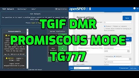 TGIF-DMR PROMISCOUS MODE (TG777) Listen to all talkgroups-Anytone 878