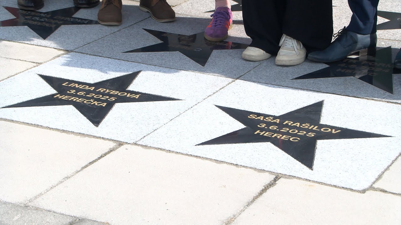 Odhalení hvězd chodníku slávy 2025