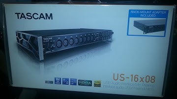 TASCAM US-16x08 USB2 Audio interface - Speedy Unboxing & Overview (From Scan Computers)