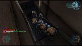 Noghri gang & flying bodies  - Star Wars Movie Battles 2 [Jedi Academy Mod]