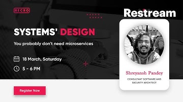 System Design - You probably don