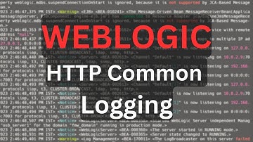 Weblogic HTTP Common Logging  | Test Service using Curl #weblogic #http #logging