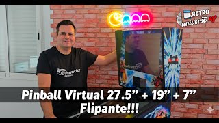 Pinball virtual 27.5" Playfield + 19" + 7" DMD | Ryzen 7 | 16GB RAM | 512GB | GTX1060 | Sólo 1799EUR