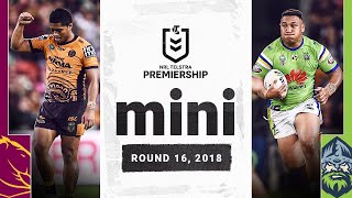 Milford magic shines at Suncorp as Broncos host Raiders | Match Mini | Round 16, 2018 | NRL