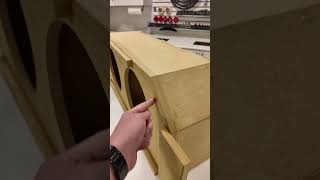 Sloppy subwoofer box cuts can actually be perfect?