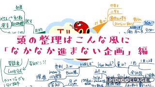 頭の整理はこんな風に「なかなか進まない企画」編