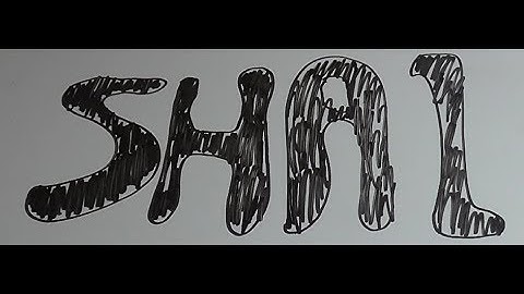 How does SHA1 work?