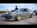 4k  ae86 only track day texas ae86 matsuri with runningfree86