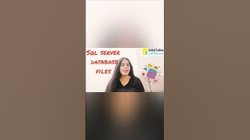 SQL Server Database Files Explained | MDF, LDF & NDF Made Simple  #database #sqlserver