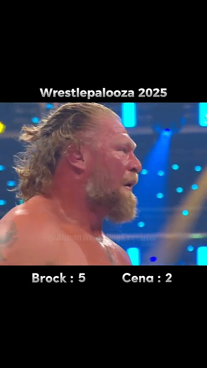 Every Brock vs Cena Match Ever