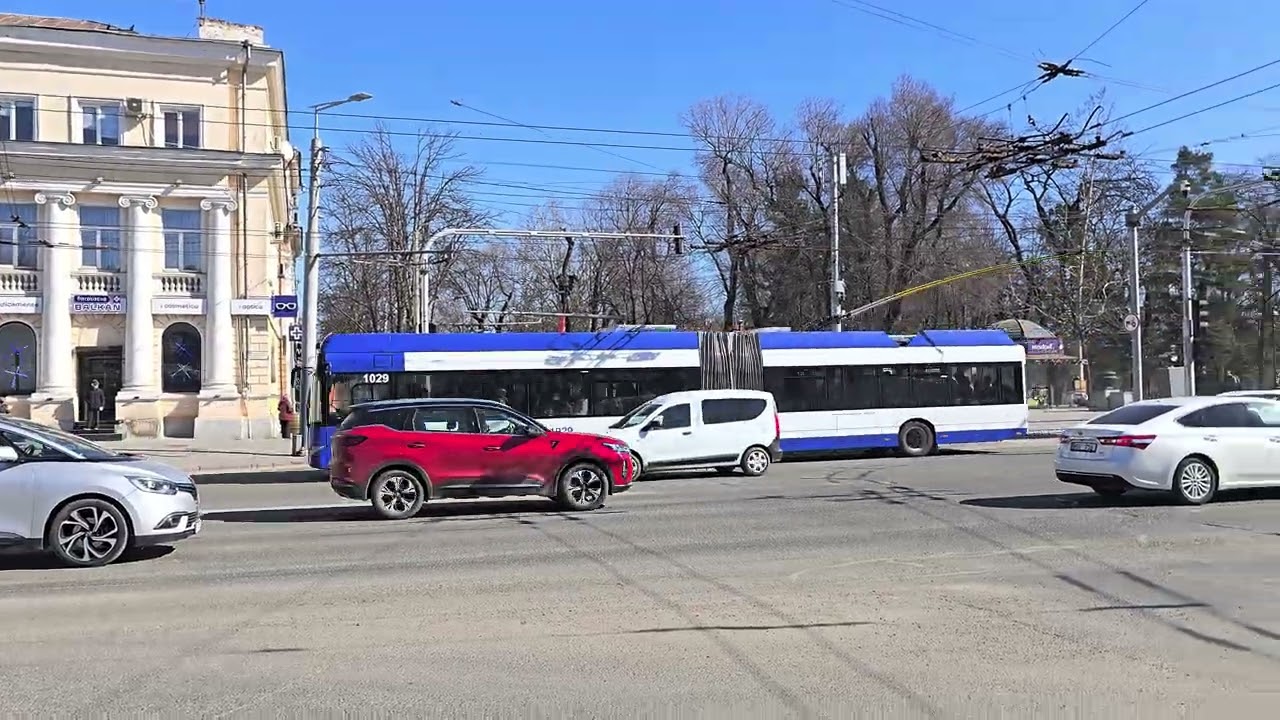 Кишинёв 5.03.2026, как это было сегодня утром.#молдова#центр#весна