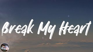 Hey Violet - Break My Heart (Lyrics) Resimi