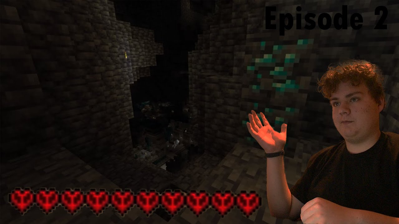 Minecraft Hardcore, Episode 2 | The cave - YouTube