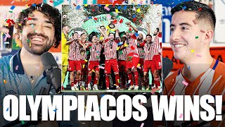 History In Athens Olympiacos Win Their First-Ever European Trophy 