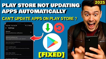 Play Store Not Updating Apps Automatically || Fix App Update Problem On Samsung & All Android