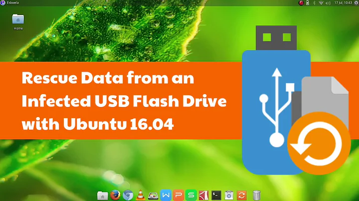 Rescue Data from an Infected USB Drive with Ubuntu 16.04