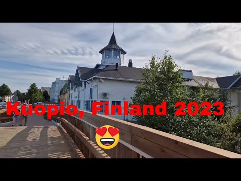 Walking in Kuopio, Finland August 2023 (Kävely Kuopiossa elokuussa 2023)