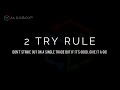 LESSON #48 🟡 Vinny's 2 Try Rule