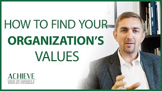 How to Find Your Organization’s Values (2019)