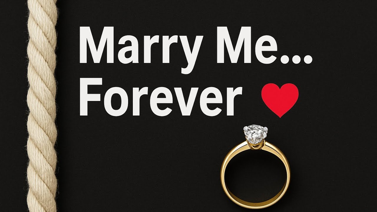 My Love, Marry Me With Your Heart, Your Soul, Your Laughter, And Your Trust.