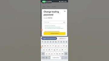 exness trading password change | how to change trading Account Password exness | #exness #shorts