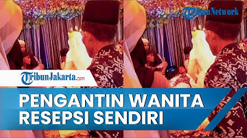 Viral Video Mempelai Wanita Sendirian di Pelaminan, Pengantin Pria Ijab Kabul Pakai Selang Infus