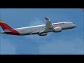 FSX Airbus A350-XWB IBERIA / LIRF Leonardo da Vinci - LEMD Barajas Madrid