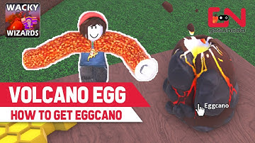 How to Get Volcano Egg NEW Ingredient EGGCANO | Wacky Wizards Update