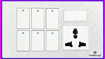 #vishal 6 switch 1socket connection 6 Gang Switch Wiring In Nepali   6 Gang Switch Board Connection