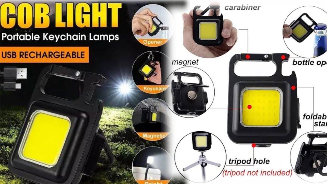 Review of the Cob Rechargeable Key Chain Light Best Brightest Light